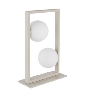 Nanda Globe Table Lamp Matt Sand Colour  2x G9-2