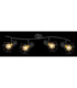 Priska Ceiling Spotlight Bar Black 4x E27-7