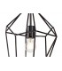 Large Caged Ceiling Pendant, 1 x E27, Black Nickel - 8