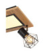Priska Twin Ceiling Spotlight Matt Black 3x Integrated LED E27 3000K-5