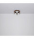 Priska Twin Ceiling Spotlight Matt Black 3x Integrated LED E27 3000K-12
