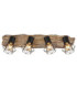 Priska Bar Ceiling Spotlight Bar Black 4x E27-3
