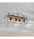 Priska Bar Ceiling Spotlight Bar Black 4x E27-9