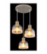 Kairo Cluster Pendant Ceiling Light Matt Sand Colour  3x E27-3