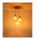 Kairo Cluster Pendant Ceiling Light Matt Sand Colour  3x E27-4