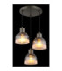 Kairo Cluster Pendant Ceiling Light Matt Gunmetal 3x E27-3
