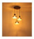 Kairo Cluster Pendant Ceiling Light Matt Gunmetal 3x E27-4