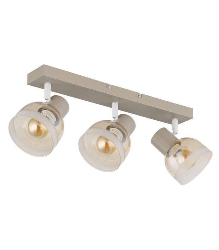 Kairo Ceiling Spotlight Bar Matt Sand Colour  3x E14-2