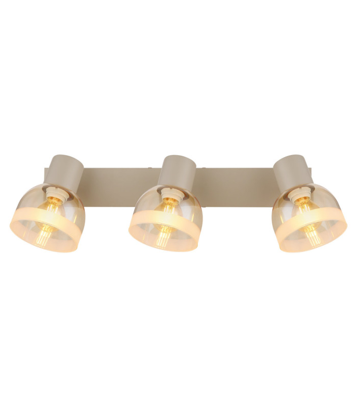 Kairo Ceiling Spotlight Bar Matt Sand Colour  3x E14-4