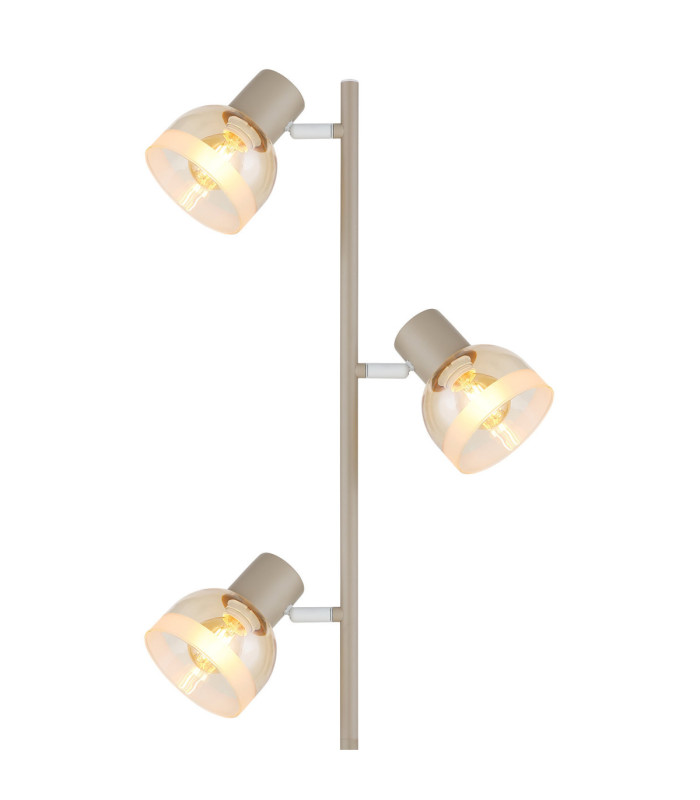 Kairo Multi Arm Floor Lamp Matt Sand Colour  3x E14-3
