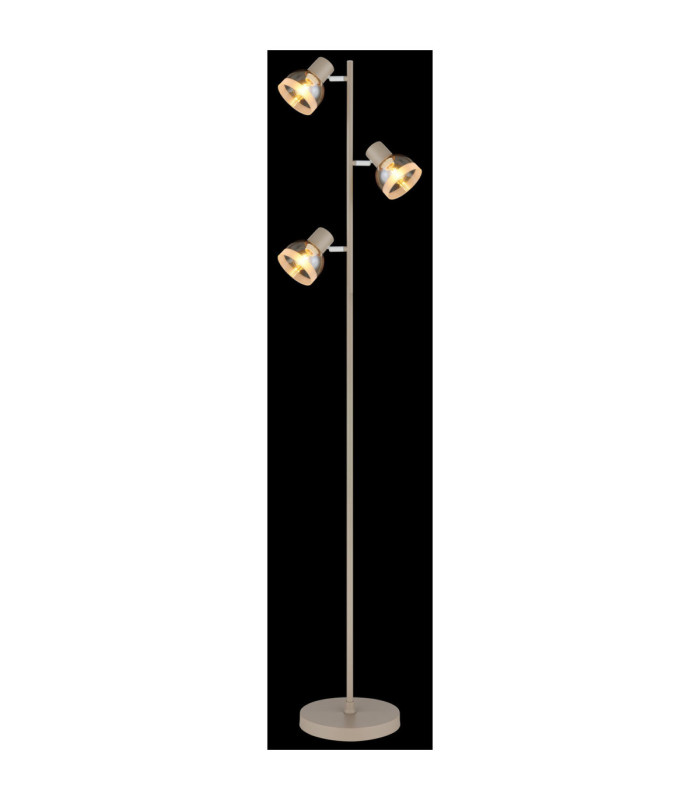 Kairo Multi Arm Floor Lamp Matt Sand Colour  3x E14-4