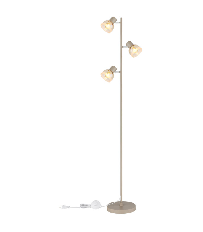 Kairo Multi Arm Floor Lamp Matt Sand Colour  3x E14-5