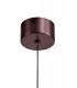 Ceiling Dome Pendant, 1 x 5W LED, 3000K, 213lm, Satin Brown - 5