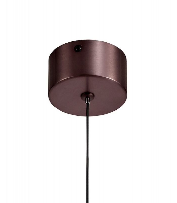 Ceiling Dome Pendant, 1 x 5W LED, 3000K, 213lm, Satin Brown - 5