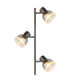 Kairo Multi Arm Floor Lamp Matt Gunmetal 3x E14-3