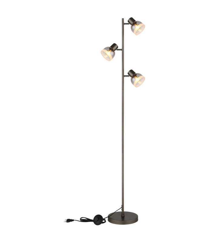 Kairo Multi Arm Floor Lamp Matt Gunmetal 3x E14-5