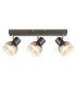Kairo Ceiling Spotlight Bar Matt Gunmetal 3x E14-3