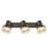 Kairo Ceiling Spotlight Bar Matt Gunmetal 3x E14-4