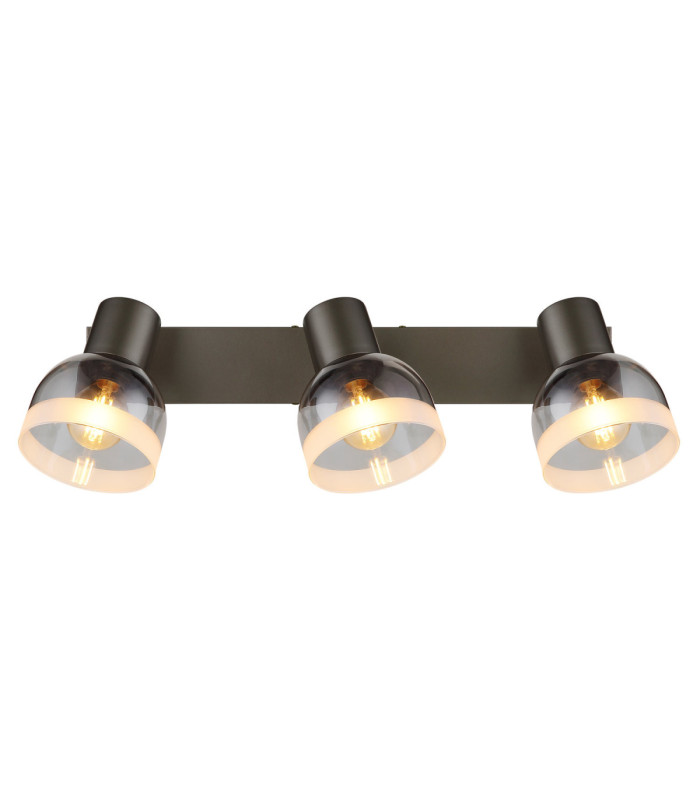 Kairo Ceiling Spotlight Bar Matt Gunmetal 3x E14-4