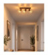 Kairo Ceiling Spotlight Bar Matt Gunmetal 3x E14-8