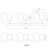 Kairo Ceiling Spotlight Bar Matt Gunmetal 3x E14-9
