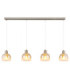 Kairo Bar Pendant Ceiling Light Matt Sand Colour  4x E27-3