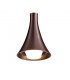 Ceiling Dome Pendant, 1 x 5W LED, 3000K, 213lm, Satin Brown - 7