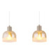 Kairo Bar Pendant Ceiling Light Matt Sand Colour  4x E27-4