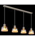 Kairo Bar Pendant Ceiling Light Matt Sand Colour  4x E27-5