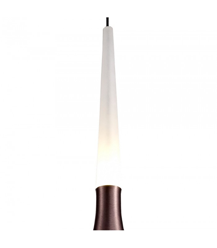 Ceiling Dome Pendant, 1 x 5W LED, 3000K, 213lm, Satin Brown - 8