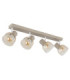 Kairo Ceiling Spotlight Bar Matt Sand Colour  4x E14-2