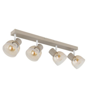 Kairo Ceiling Spotlight Bar Matt Sand Colour  4x E14-2