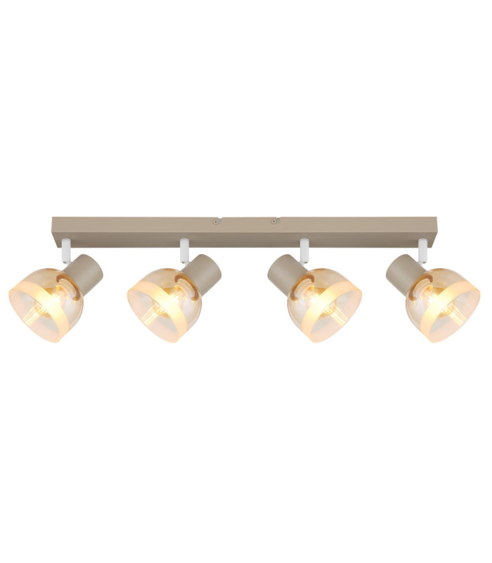 Kairo Ceiling Spotlight Bar Matt Sand Colour  4x E14-3