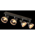Kairo Ceiling Spotlight Bar Matt Gunmetal 4x E14-5