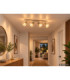 Kairo Ceiling Spotlight Bar Matt Sand Colour  4x E14-8