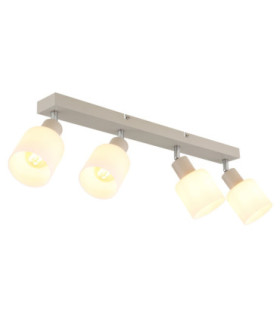 Trent Ceiling Spotlight Bar Matt Sand Colour  4x E14-1