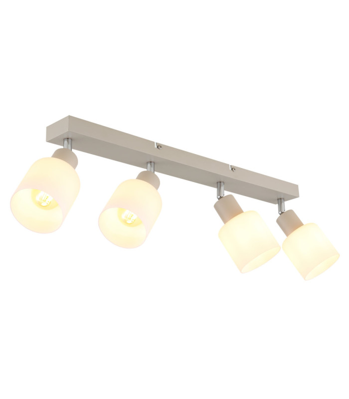 Trent Ceiling Spotlight Bar Matt Sand Colour  4x E14-1