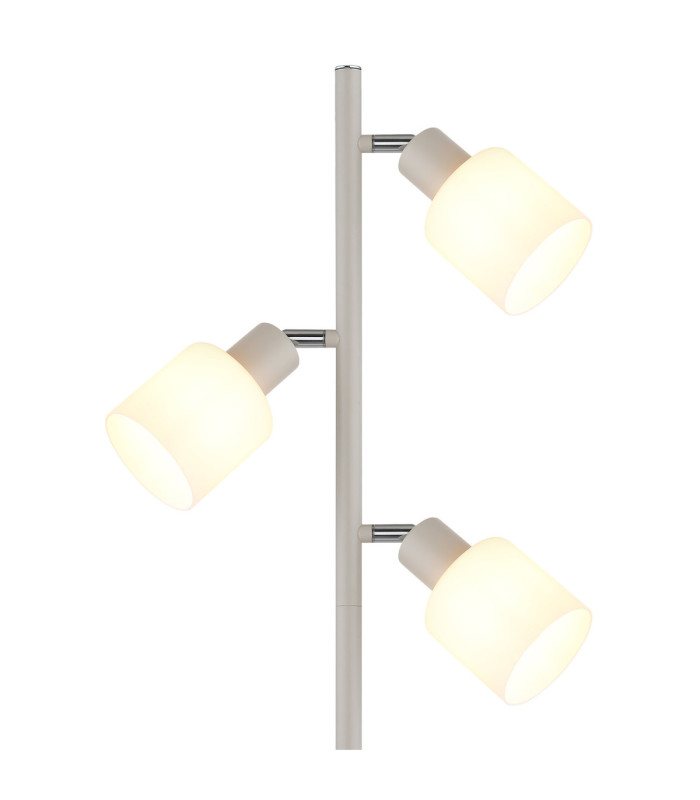 Trent Multi Arm Floor Lamp Matt Sand Colour  3x E14-3