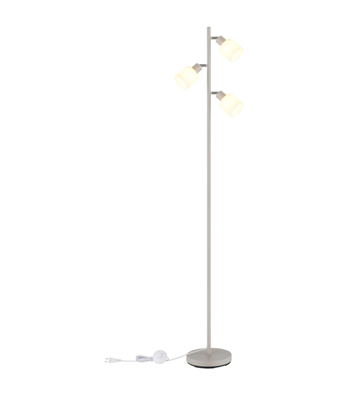 Trent Multi Arm Floor Lamp Matt Sand Colour  3x E14-4