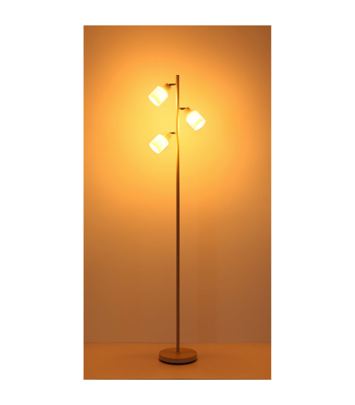 Trent Multi Arm Floor Lamp Matt Sand Colour  3x E14-5