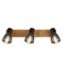 Claude Ceiling Spotlight Bar Dark Brown 3x E14-4