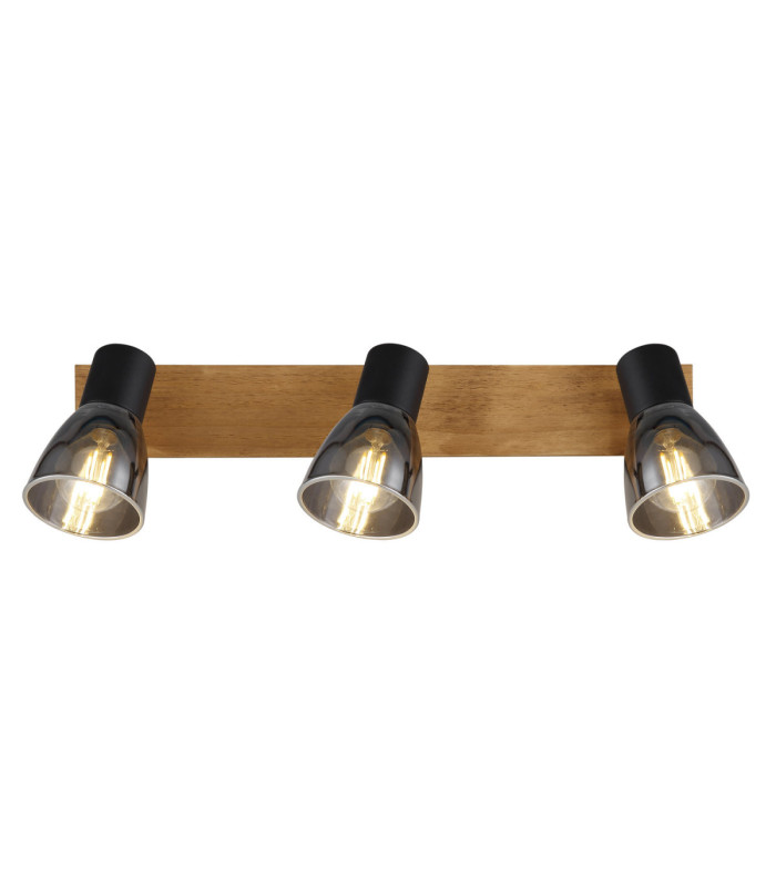 Claude Ceiling Spotlight Bar Dark Brown 3x E14-4