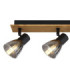 Claude Ceiling Spotlight Bar Dark Brown 3x E14-5