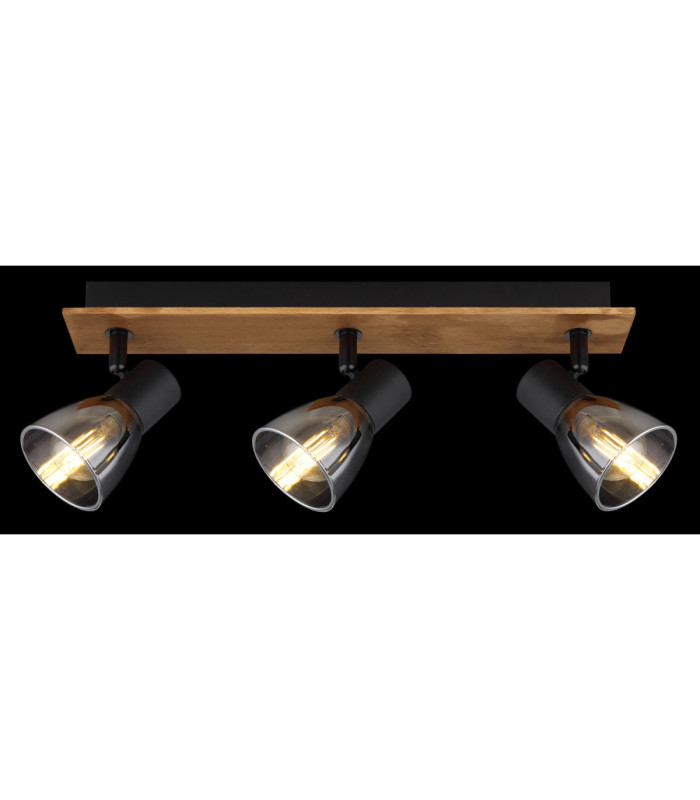 Claude Ceiling Spotlight Bar Dark Brown 3x E14-7
