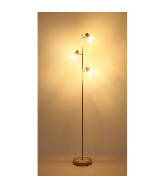 Planta Multi Arm Floor Lamp Matt Sand Colour  3x E14-6