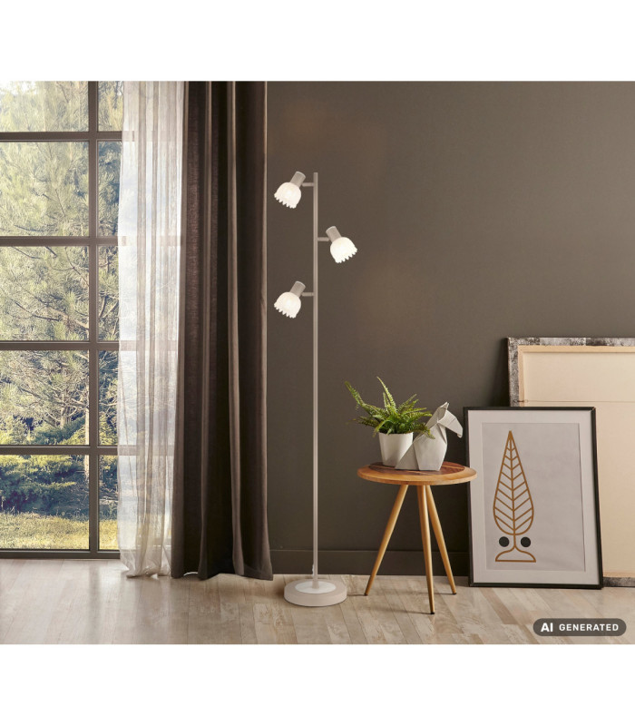 Planta Multi Arm Floor Lamp Matt Sand Colour  3x E14-7