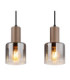 Walton Bar Pendant Ceiling Light Matt Coffee Colour  4x E27-4