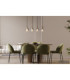 Walton Bar Pendant Ceiling Light Matt Coffee Colour  4x E27-8