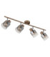 Walton Ceiling Spotlight Bar Matt Coffee Colour  4x E14-2
