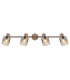 Walton Ceiling Spotlight Bar Matt Coffee Colour  4x E14-4